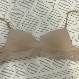 pink wear everywhere wireless push up bra